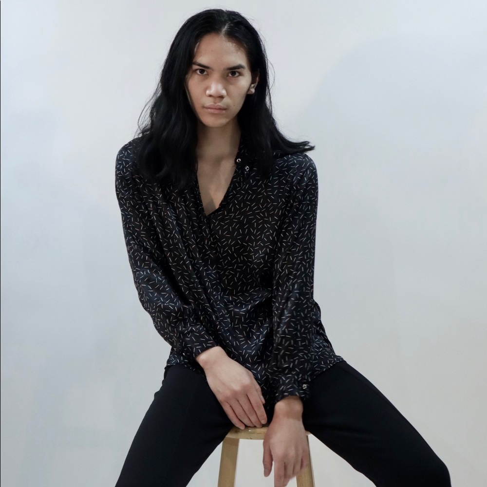 Diesel Silk match print shirt
